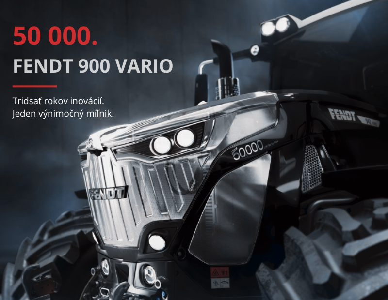 50 000. Fendt 900 Vario oslavuje výnimočný míľnik