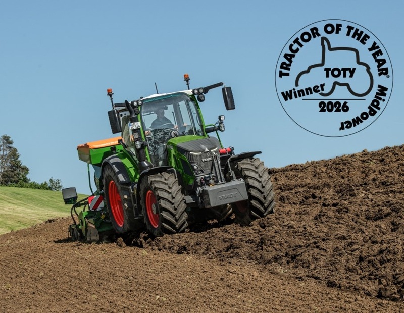 Fendt 516 Vario získal titul Tractor of the Year 2026 a Fendt Katana ocenený DLG Silver Medal