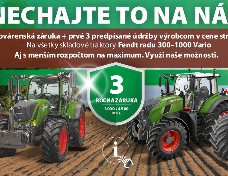 3-ročná továrenská záruka