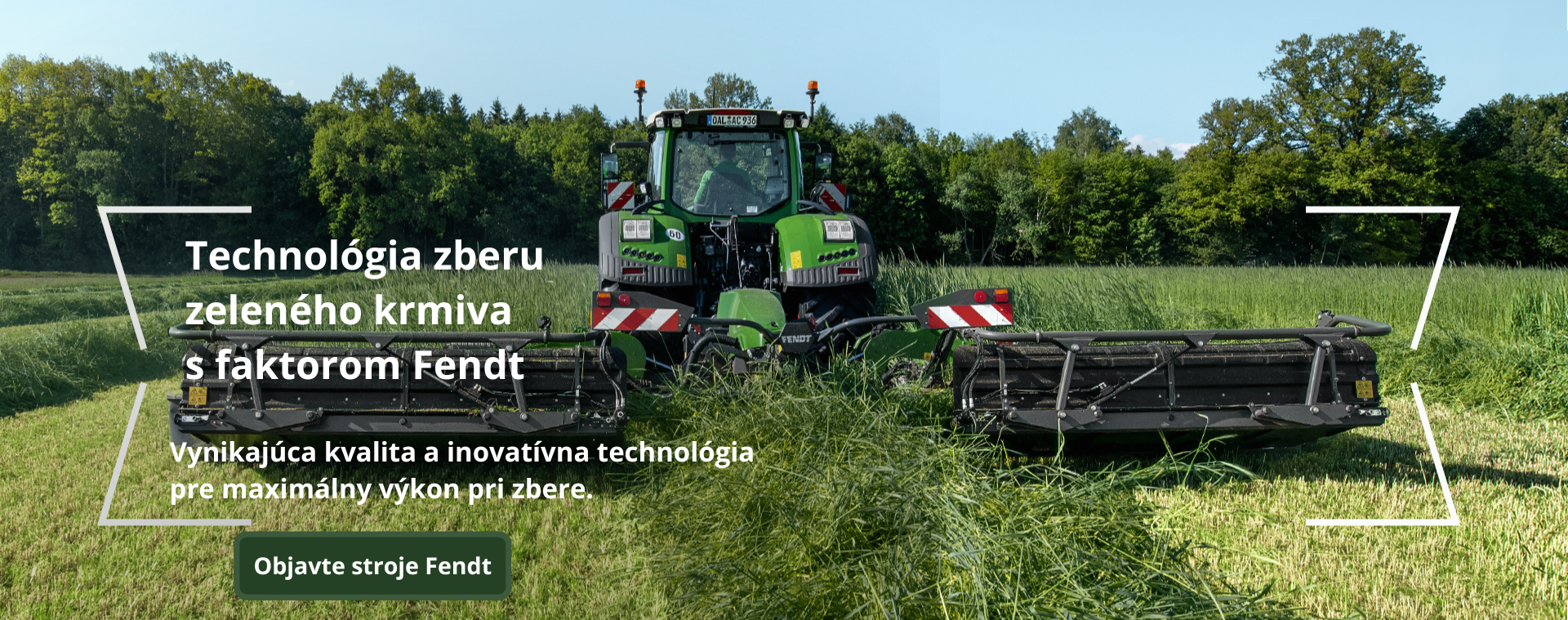 Zber krmovín s faktorom Fendt